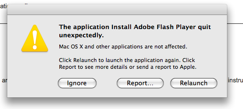 Adobe flash player 10.3 for mac os x 10.5.8 5 8 virus scan